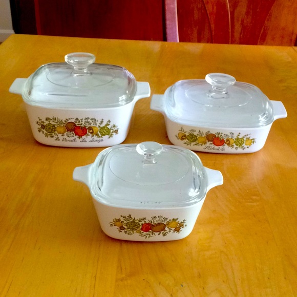 Corningware Other - Set of Vintage, Corningware Casseroles/Lids